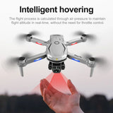 New V888 Drone 8K GPS Triple Camera Professional Obstacle Avoidance Optical Flow Positioning BrushlessUpgraded RC Quadcopter
