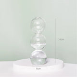Modern Glass Candleholder Nordic Home Decor Clear Glass Candle Holder Candlelight Home Decoration Ornaments Candel Holder