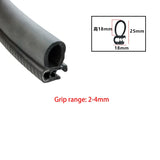 1/3meter Door Edge Guard Rubber Sealing Strip U Type Hardwearing Car Ship Dustproof Trim Soundproofing Waterproof Sealings Parts