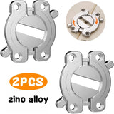 2pcs Tabletop Connector Folding Table Buckles Desk Supporting Folding Hinge Desktop Combination Wood Board Splicing Fasteners