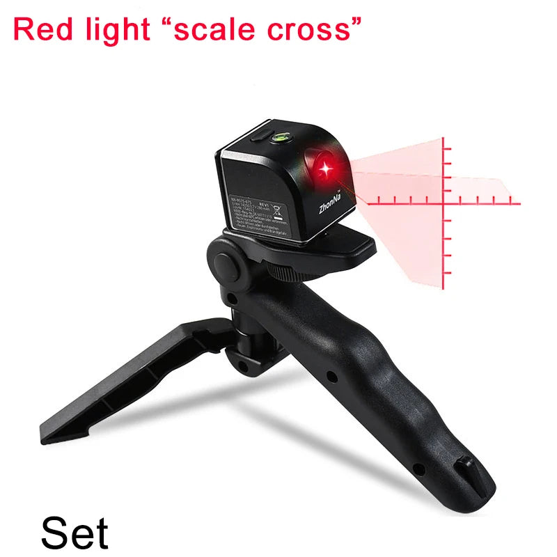 Portable Mini Laser Level  Measuring Tools Red Light Beam Golf practice Positioning Sight With Magnetic Adsorption Function