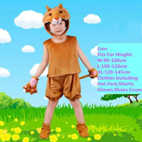 Cute Multiple Animal Costume Children Kids Boys Girls Summer Short Cosplay Costumes  Carnival Party Dress Halloween
