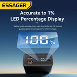Essager 20000mAh portable power bank 65W fast charging