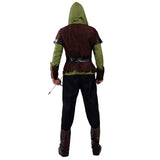 Parent-child outfit Adult Man Children Hunter Archer Robin Hood Costume for Boy's Huntsman Peter Pan Costumes Green Deluxe Cos