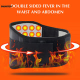 Self heating warm waist belt Lower Back Brace Support Belt Adjustable Protective Waist Wraps for Posture Corrector Waist Warm