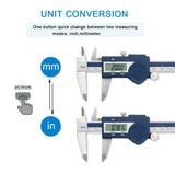 SHAHE Hardened Stainless Steel Digital Caliper Electronic Vernier Caliper Micrometer Measuring Tools