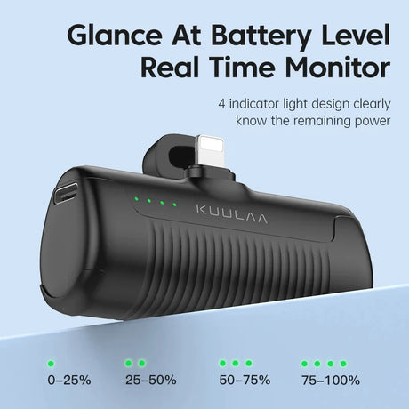KUULAA 4500mAh portable power bank