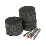 50Pcs Fiberglass Tool Abrasive 32mm Cutting Disc +4Pcs Mandrels Rotary for Dremel Accesories Metal Cutting Rotary Tool Saw Blade