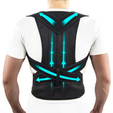 Back Brace Posture Support for Women and Men, Shoulder Straightener, Adjustable Full Back Support for Upper and Lower Back
