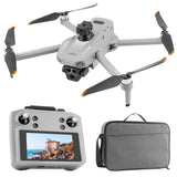 T01 Mini Drone with 4K HD Camera 4.5' Touch Screen GPS Obstacle Avoidance Brushless Motor - Folding Quadcopter for Photography