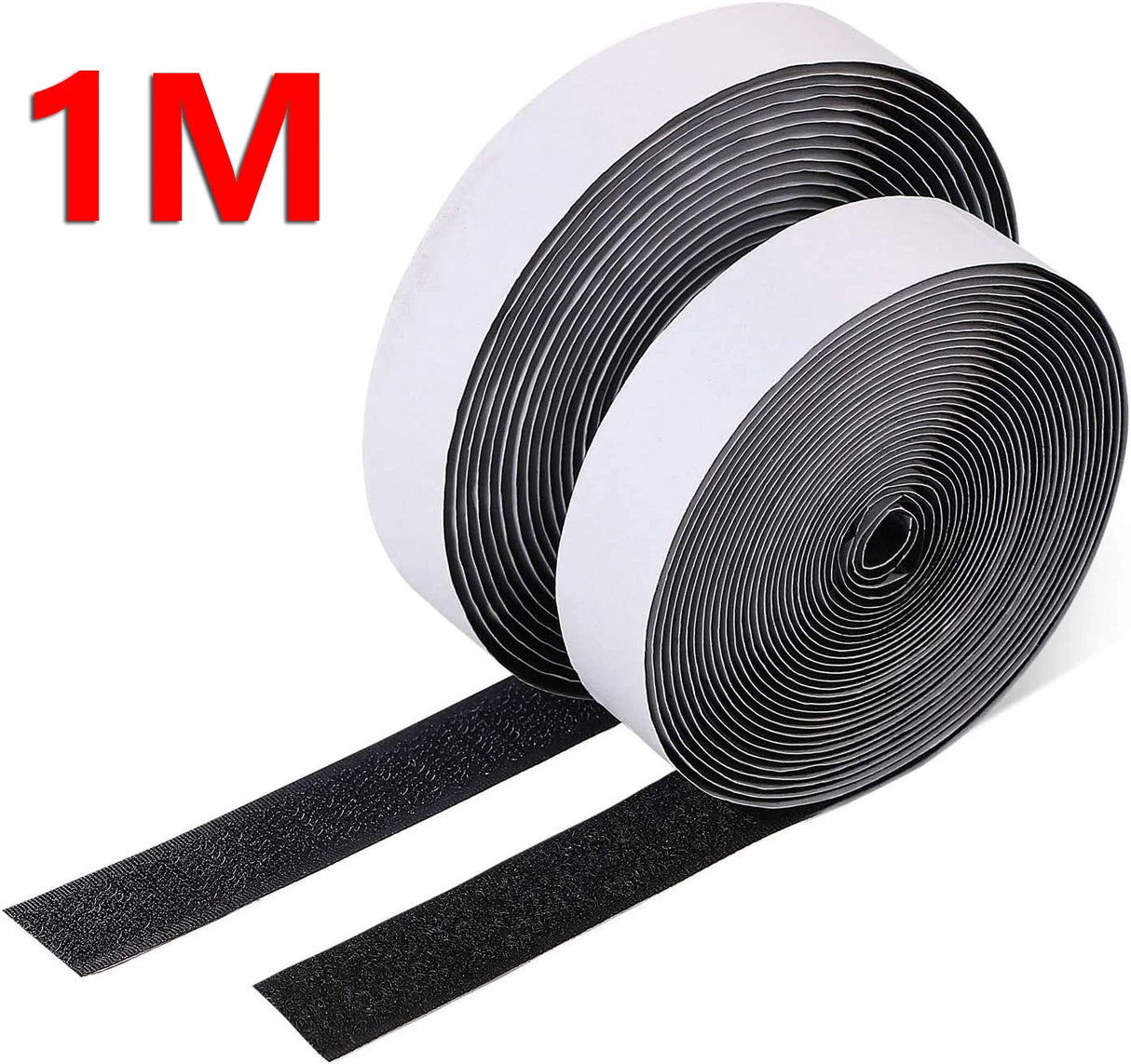 20/25/30/50mm Magic Sticker Tape Self Adhesive Extra Strong Double Sided Adhesive with Sticker Pad Fluffy Hook and Loop Fastener