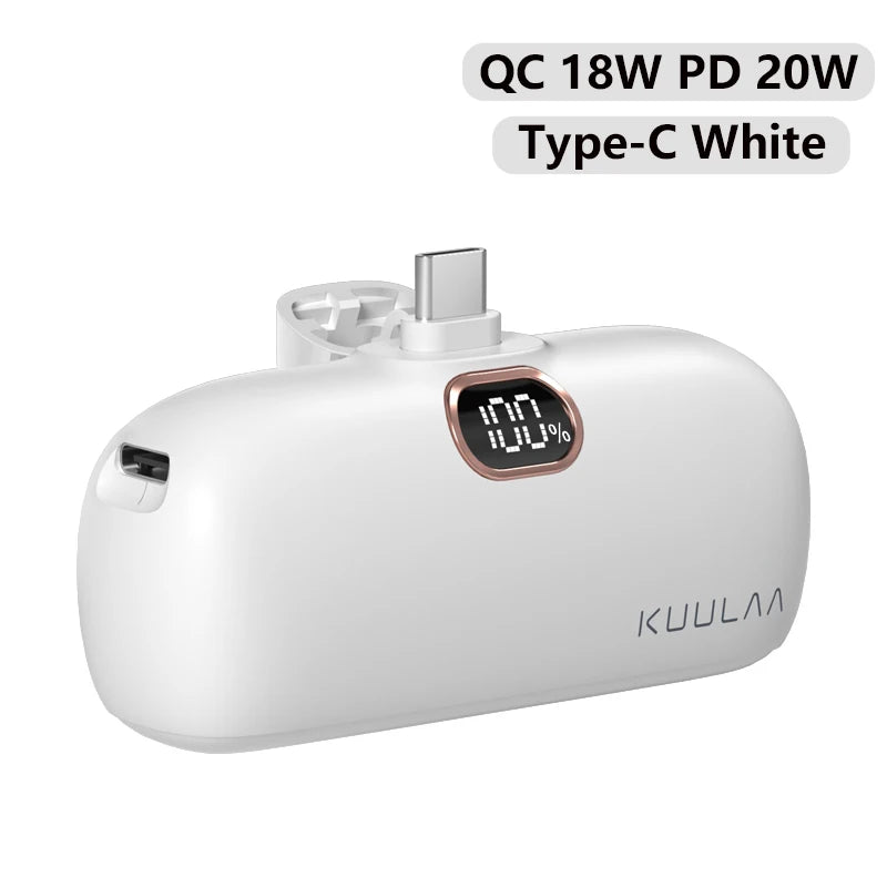 KUULAA 5000mAh portable power bank