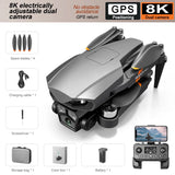 RG601 MAX Drone GPS 8K HD Camera FPV Aerial 5G Optical Flow Folding Dron with Dual WIFI Professional Large Size UAV 5KM