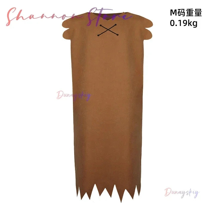 ❤️❤️❤️Womens Wilma Flintstone Adult Costume Men's The Flintstone's Barney Rubble Costume Party Supplie Caveman Costume❤️⭐️❤️