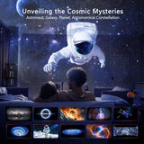 3D Dynamic Galaxy Projector, 3D Visual Star Projector Light with 90 Scenes, Planetarium Nightlight with Speaker for Room Decor