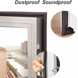 40M-6M Acustic Foam Window Seal Strip for Casement Window Seal Soundproof Foam S Weather Stripping Door Seal Gap Filler Tape