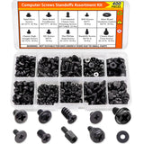 400PCS Computer Screws Motherboard Standoffs Screws PC Screws Laptop Screws PC Case Screws Fan Screws SSD Screws for HDD Hard