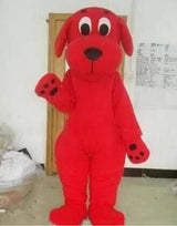 Plush Brown Dog Mascot Costume Adult Full Body Cosplay Outfits Cartoon Character Halloween Fancy Dress Party Animal Carnival Pro