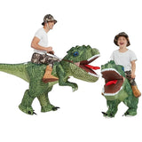 Latest hot selling inflatable riding type Tyrannosaurus rex costume adult Halloween Cosplay party costume funny animal theme