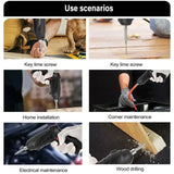 3.6V Powerful Impact Drill Screwdriver LED Lighting Electric Power Screwdriver Set Portable Mini Electric Screwdriver Power Tool