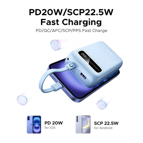 UGREEN 20000mAh portable power bank 20W fast charging
