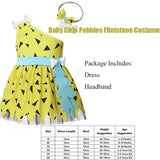 New 2026 Infant Toddle Pebble Bone Fancy Dress Up Halloween Caveman Cavegirl Flint stone Costume For Girl COS