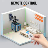 Conentool Lasers Levels 16 Lines Green Horizontal And Vertical 360°Self-leveling 4D Lasers Levels Tools 2pcs Set 4500mAh Battery