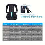 Back Posture Corrector Brace Shoulder Support Belt Upper and Lower Back Pain Relief Improve Spine Clavicle Brace Posture Vest