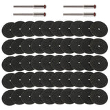 50Pcs Fiberglass Tool Abrasive 32mm Cutting Disc +4Pcs Mandrels Rotary for Dremel Accesories Metal Cutting Rotary Tool Saw Blade