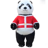 Giant Plush Polar Bear Inflatable Costume Street Funny Teddy Bear Mascot Costume Birthday Party Cosplay Suits Funny Props