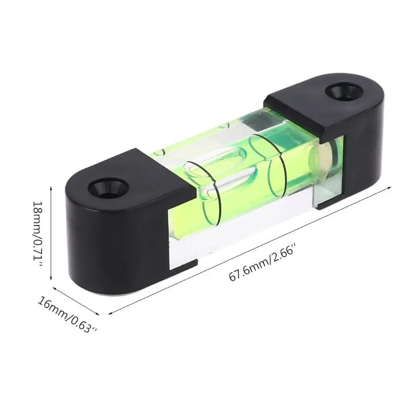 Small Bubble Level Tool Mini Bubbles Square Horizontal Magnetic/non High For Motorhome Camping Trailer Picture J6PC
