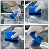 Car Vinyl Tinting Film Installation Tool Kit Rubber Scraper Magnetic Holder Wrapping Sticker Carving Knife with Spare Blades