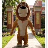 Cartoon Doll Giant Lion Inflatable Mascot Costume Animal Role Playing Lion Theme Stage Performance Wedding Celebration Costume