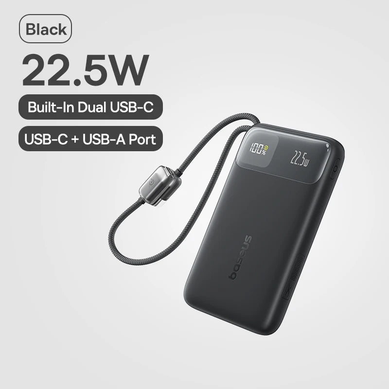 Baseus 10000mAh portable power bank 5W fast charging