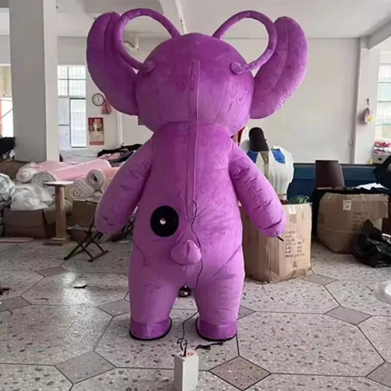 Giant Stitch-es Inflatable Mascot Costume Anime Pink Angel Character Suits Party Animal Adult Cosplay Performance Fancy Dress