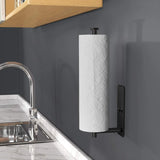 Strong Adhesive Paper Towel Holder, Adjustable Kitchen Organizer, for Countertop or Wall, Rust Proof
