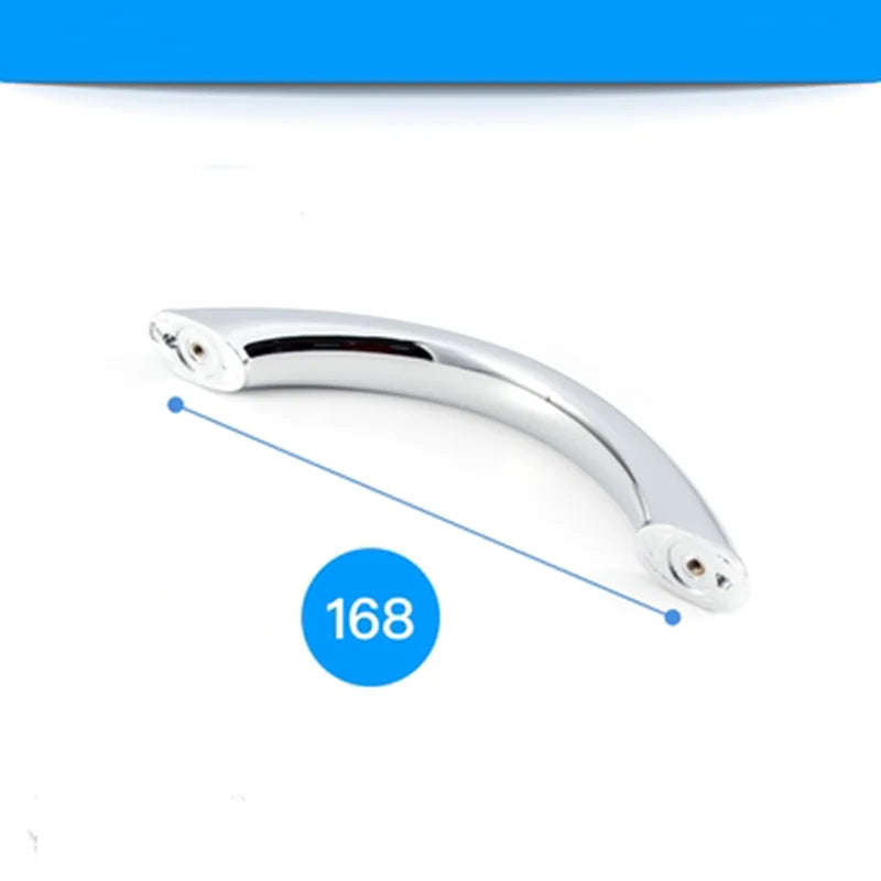 Shower room toilet push pull glass door push handle plastic 165mm168mm bilateral handle（LQ42）