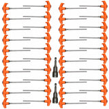 6/12/20/40Pcs Outdoor Camping Screw Pegs Tent Drill In Drill Top with Hex Socket Heavy Duty Ground Pegs Awning Pegs Tent Pegs