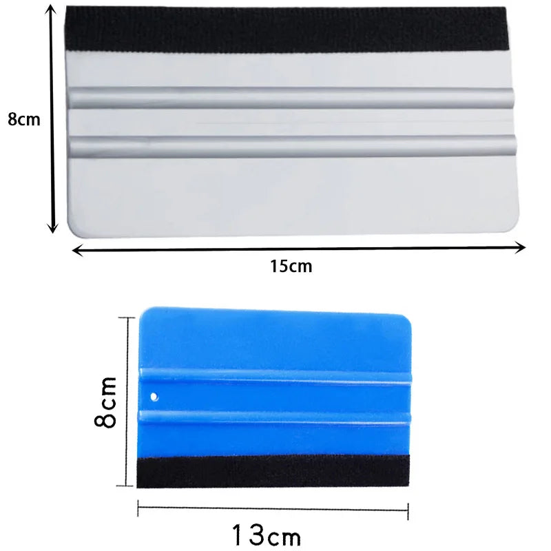 1Pc Auto Styling Felt Edge Vinyl Squeegee Car Vinyl Scraper for Vehicle Window Tint Film Wrapping  Applicator Tool