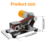Mini Belt Grinding Machine Tool Sharpening Machine Sanding Grinding Electric Multifunctional Sander Polisher Machine Adjustable