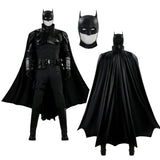The Bat Bruce Cosplay Costume Superhero Bruce Cos Wayne Battle Armor Suit Halloween Carnival Outfits Uniform With Cloak Headgear