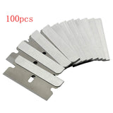 50/100pcs Scraper Razor Blades for Cleaning or Removing Marks on Metal, Glass, Glue