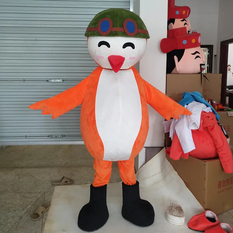New Madagascar Penguin Mascot Costume Fancy Dress Halloween Anime Doll Cosplay Clothing Birthday Party Carnival Props Adult Gift