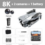 Lenovo Z908 8K Foldable RC Drone 3-Sided Obstacle Avoidance Optical Flow ESC Brushless Quadcopter For Adults