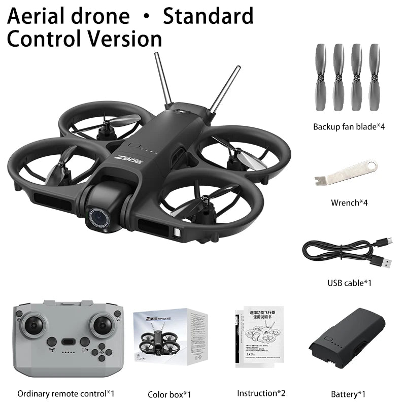 Z906 Drone 4K HD Dual Camera GPS WiFi FPV Brushless Motor Optical Flow Foldable Obstacle Avoidance RC Quadcopter