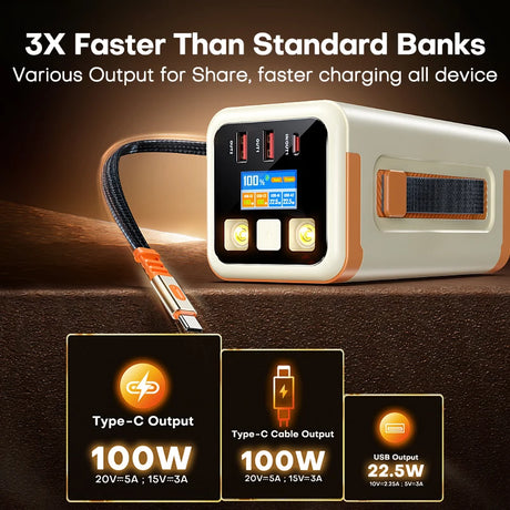 Xiaomi 50000mAh portable power bank 100W fast charging