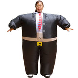 Adult Gentleman Inflatable Costume Funny Groom Cosplay Costume Fat Man Annual Party Performance Inflatable Set