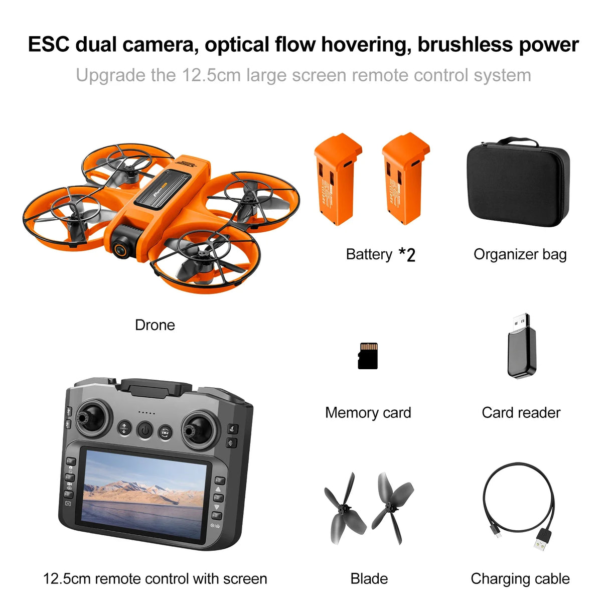 S156 Drone Professional 4K HD Dual ESC Camera FPV WiFi RC Dron Brushless Motor with Optical Flow Positioning Quadcopter Drone