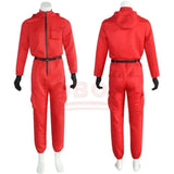 TV Game Red Calamari Game Jumpsuit Cosplay Party Tracksuit Outfits Mask Props Role Play Classic Costume From Ko New 2025