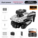 LU200 Drone 8K Professionale Dual-Camera HD WIFI GPS Optical Localization Four-way Obstacle 10000M Remote Control Drone